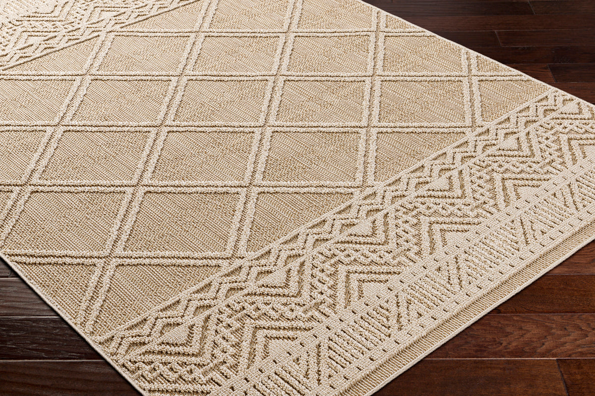 Surya Rockport Rpt-2305 Ivory, Tan Rug.