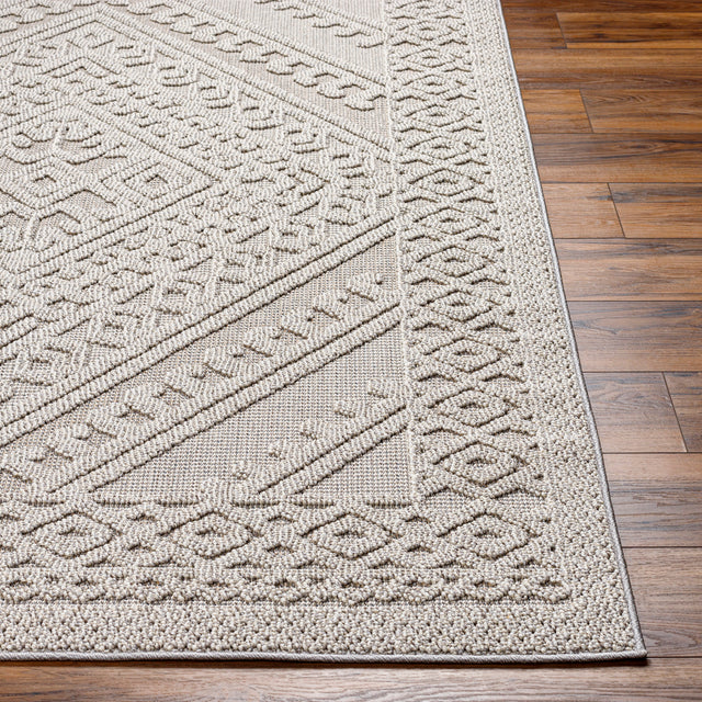 Surya Rockport Rpt-2322 Light Gray, Gray Rug.