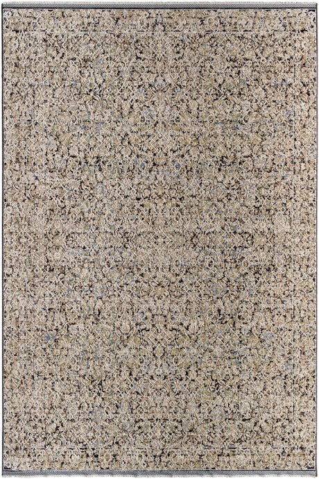 Surya Rivaldo Rvd-2300 Warm Grey, Sage, Grey, Nickel Rug.