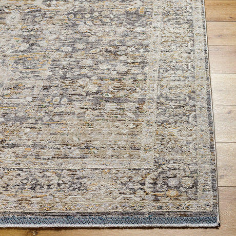 Surya Rivaldo Rvd-2302 Warm Grey, Sage, Grey, Nickel Rug.