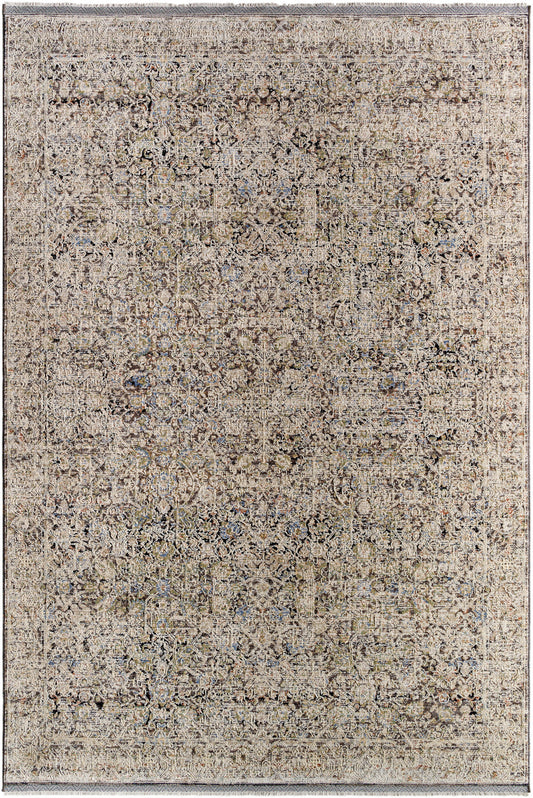 Surya Rivaldo Rvd-2302 Warm Grey, Sage, Grey, Nickel Area Rug