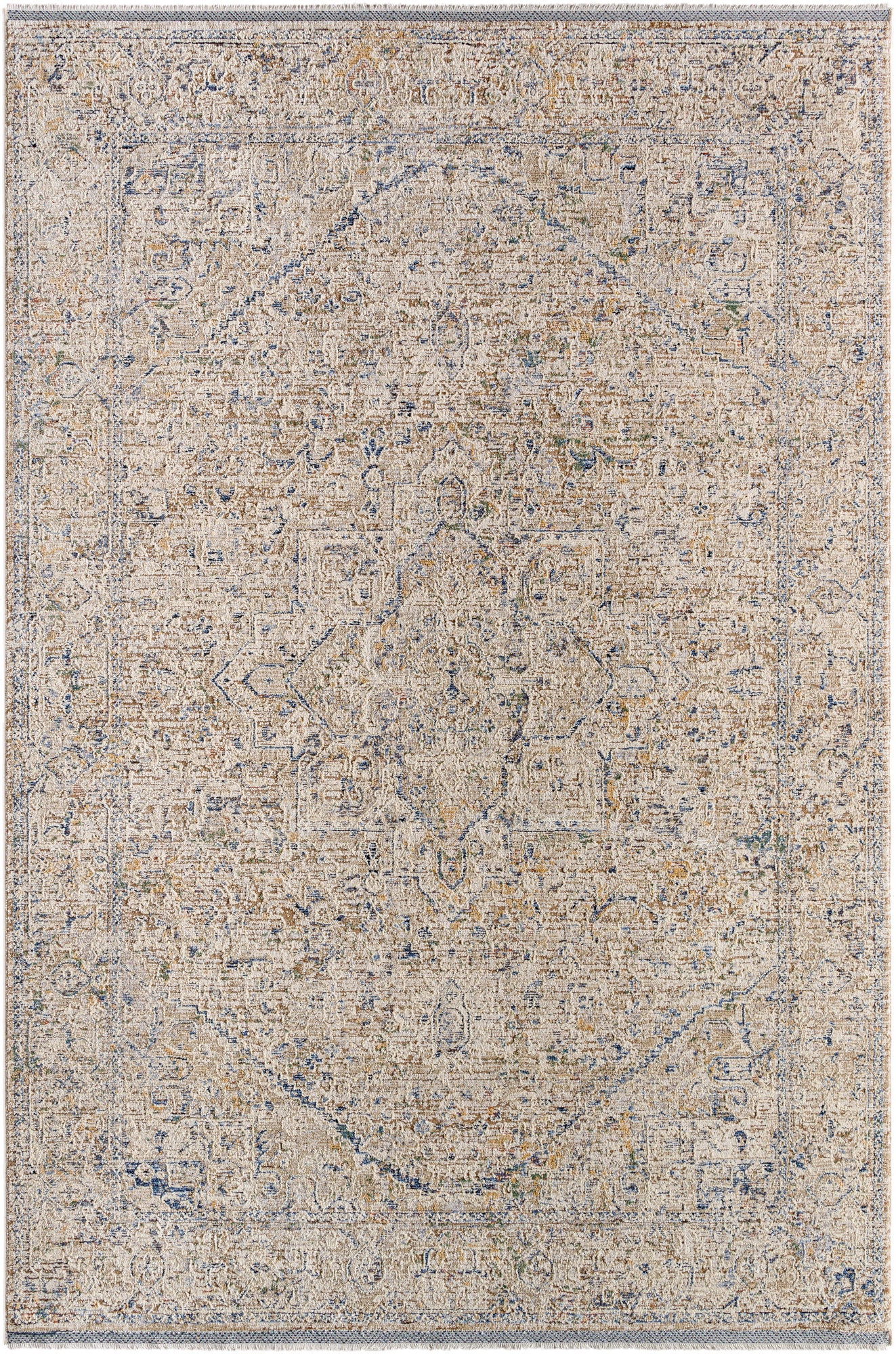 Surya Rivaldo Rvd-2307 Metallic - Silver, Ash, Sage, Pewter Area Rug