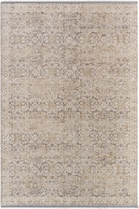 Surya Rivaldo Rvd-2311 Ash, Metallic - Silver, Sage Rug.