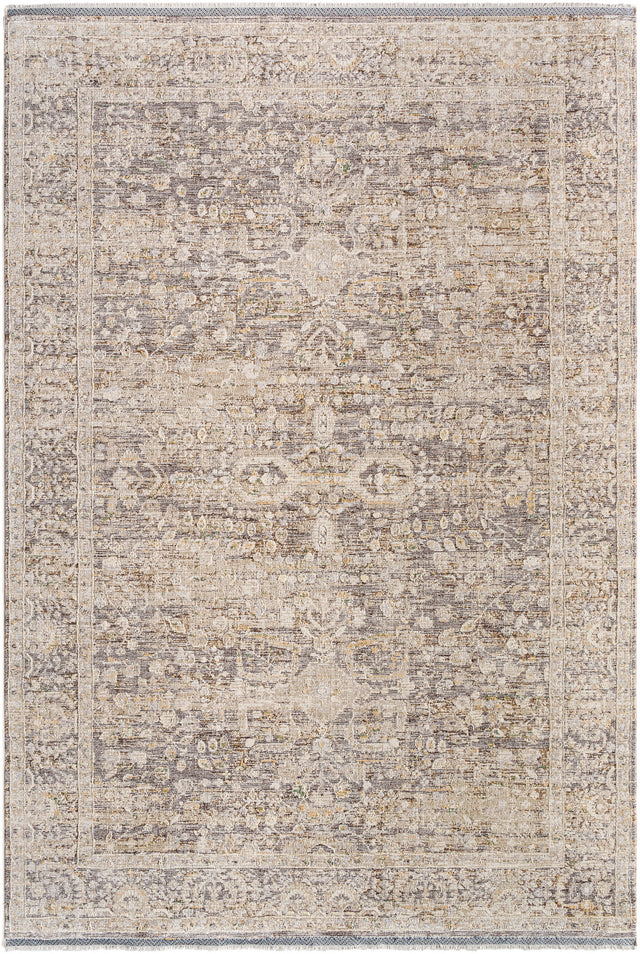 Surya Rivaldo Rvd-2312 Ash, Metallic - Silver, Khaki, Sage, Pewter Rug.