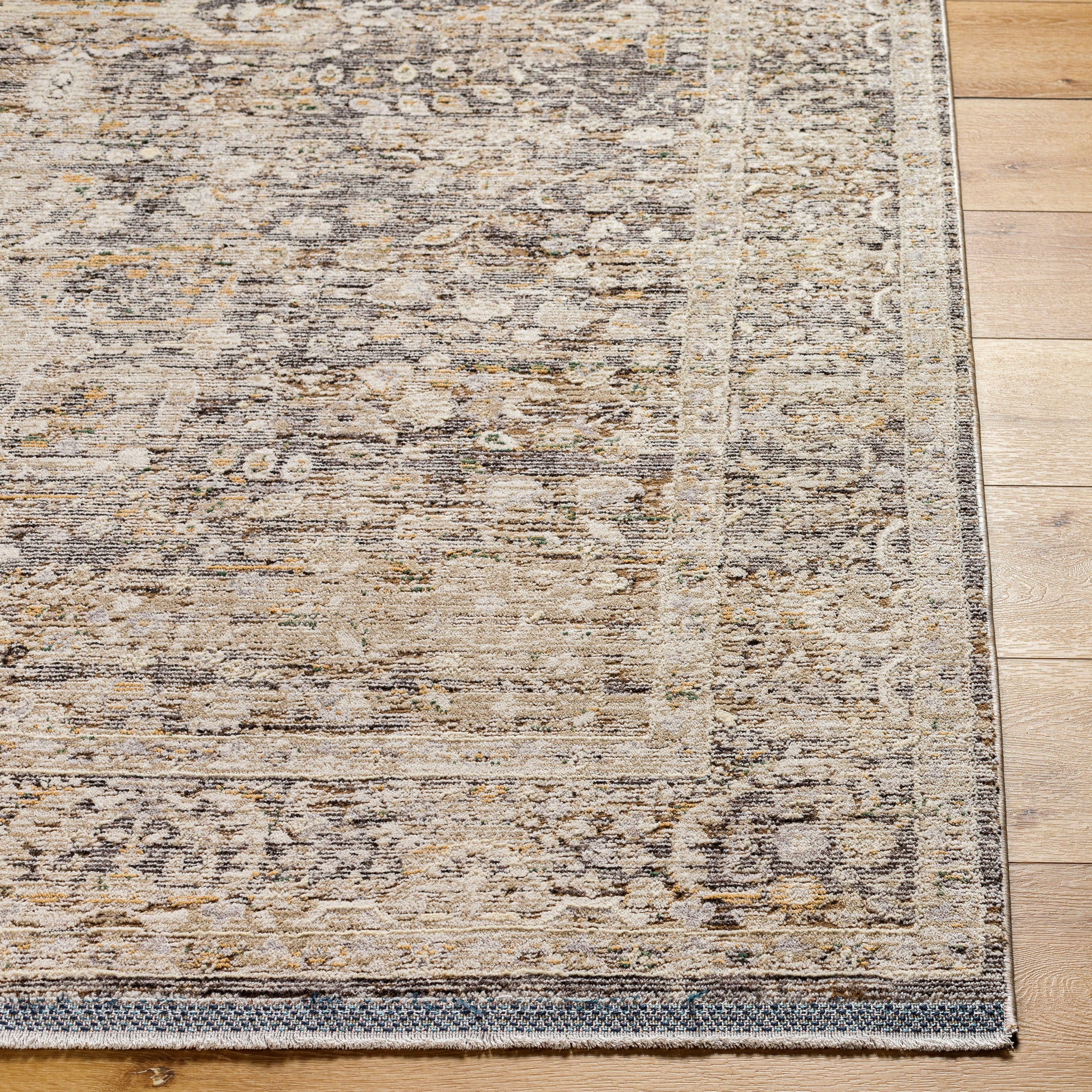 Surya Rivaldo Rvd-2312 Ash, Metallic - Silver, Khaki, Sage, Pewter Area Rug