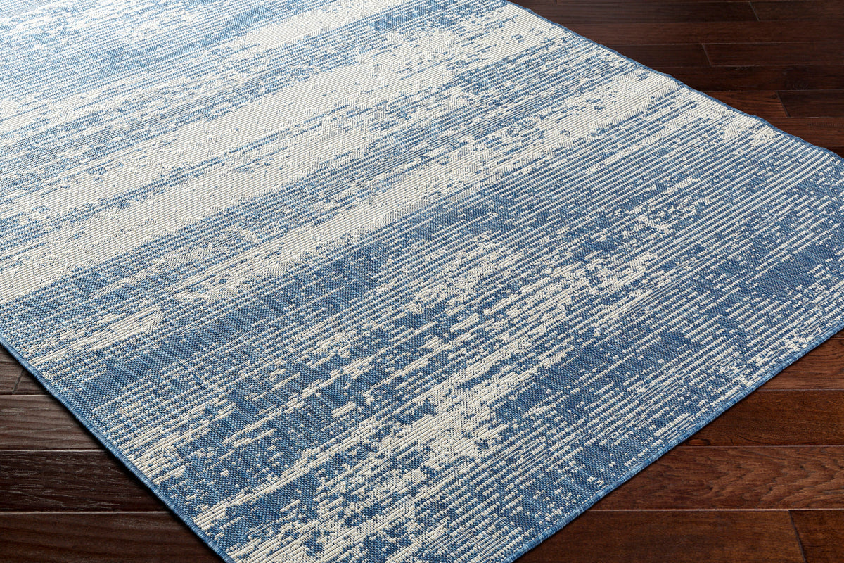 Surya Ravello Rvl-2303 Denim, Dark Blue, Ivory, Light Beige Rug.