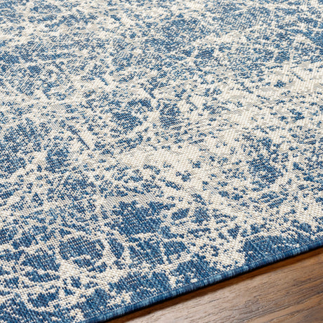 Surya Ravello Rvl-2306 Denim, Dark Blue, Ivory, Light Beige Rug.