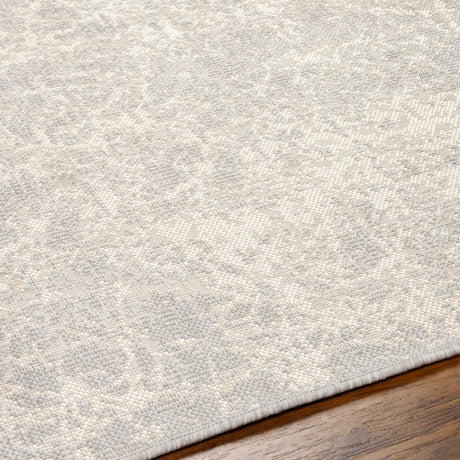 Surya Ravello Rvl-2307 Light Gray, Charcoal, Ivory, Light Beige Rug.