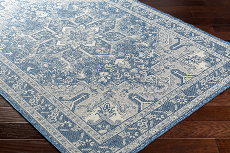 Surya Ravello Rvl-2309 Denim, Dark Blue, Ivory, Light Beige Rug.