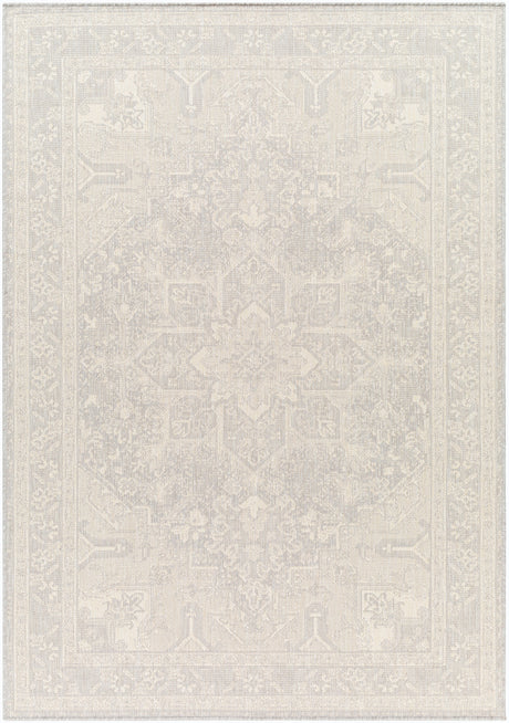 Surya Ravello Rvl-2310 Light Gray, Charcoal, Ivory, Light Beige Rug.