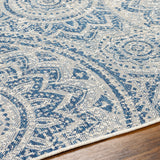 Surya Ravello Rvl-2312 Ivory, Light Beige, Denim, Dark Blue Rug.
