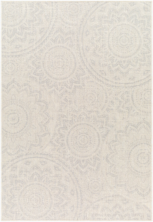 Surya Ravello Rvl-2313 Ivory, Light Beige, Light Gray, Charcoal Area Rug