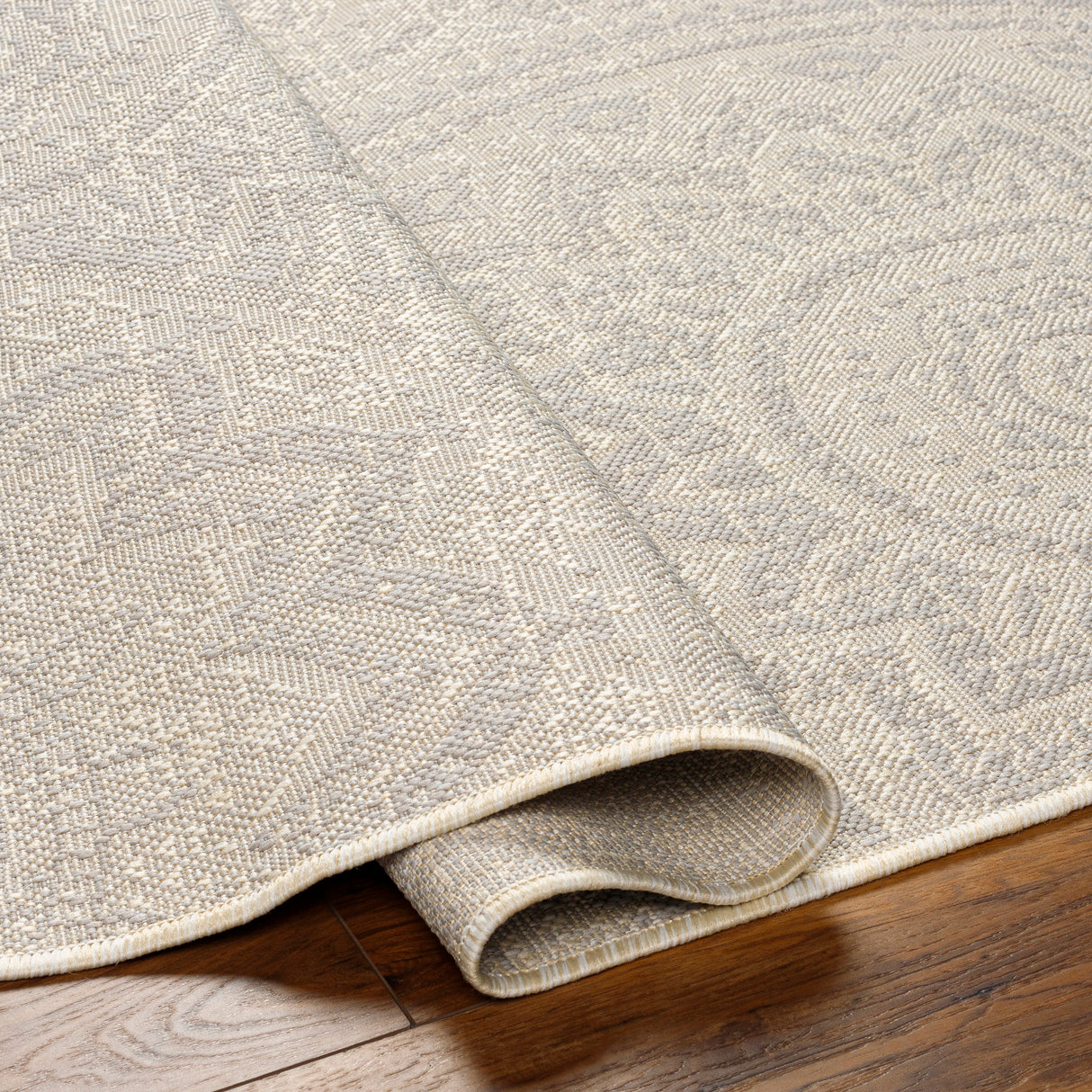 Surya Ravello Rvl-2313 Ivory, Light Beige, Light Gray, Charcoal Rug.