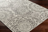 Surya Ravello Rvl-2314 Ivory, Light Beige, Light Gray, Black Rug.