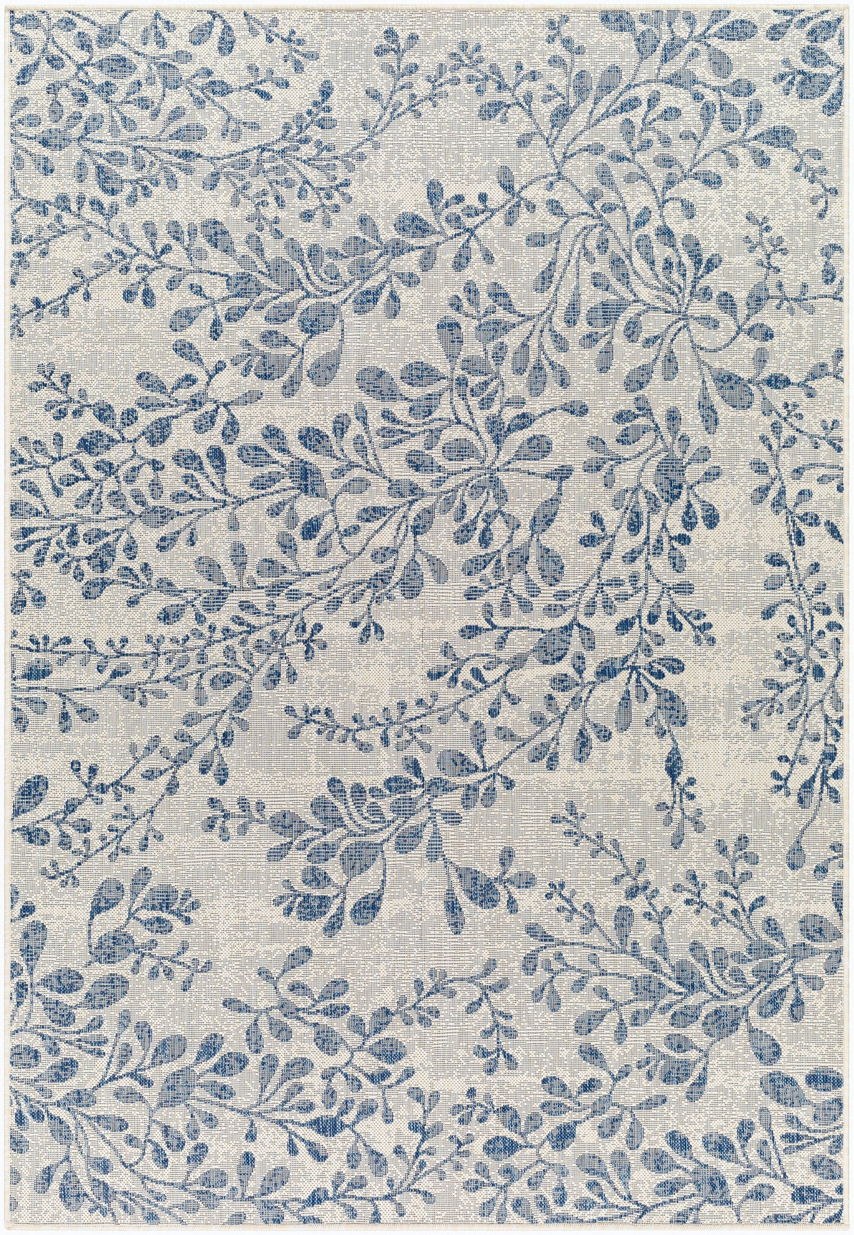 Surya Ravello Rvl-2315 Ivory, Light Beige, Denim, Dark Blue Rug.