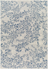 Surya Ravello Rvl-2315 Ivory, Light Beige, Denim, Dark Blue Rug.