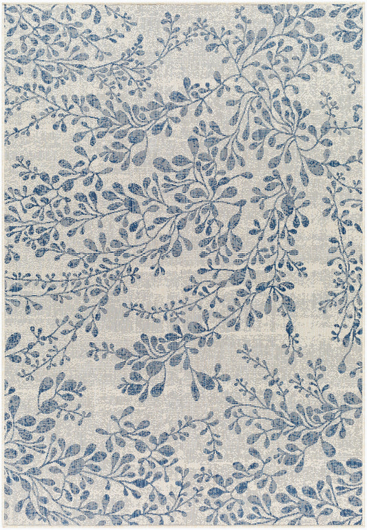 Surya Ravello Rvl-2315 Ivory, Light Beige, Denim, Dark Blue Area Rug