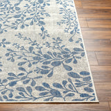 Surya Ravello Rvl-2315 Ivory, Light Beige, Denim, Dark Blue Rug.