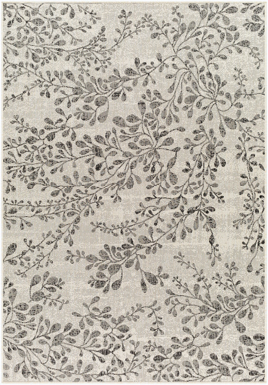 Surya Ravello Rvl-2317 Ivory, Light Beige, Light Gray, Black Area Rug