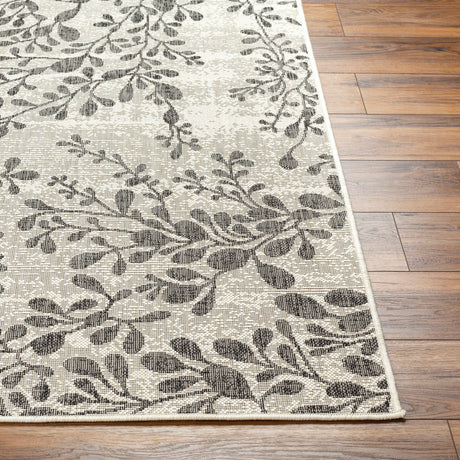 Surya Ravello Rvl-2317 Ivory, Light Beige, Light Gray, Black Rug.