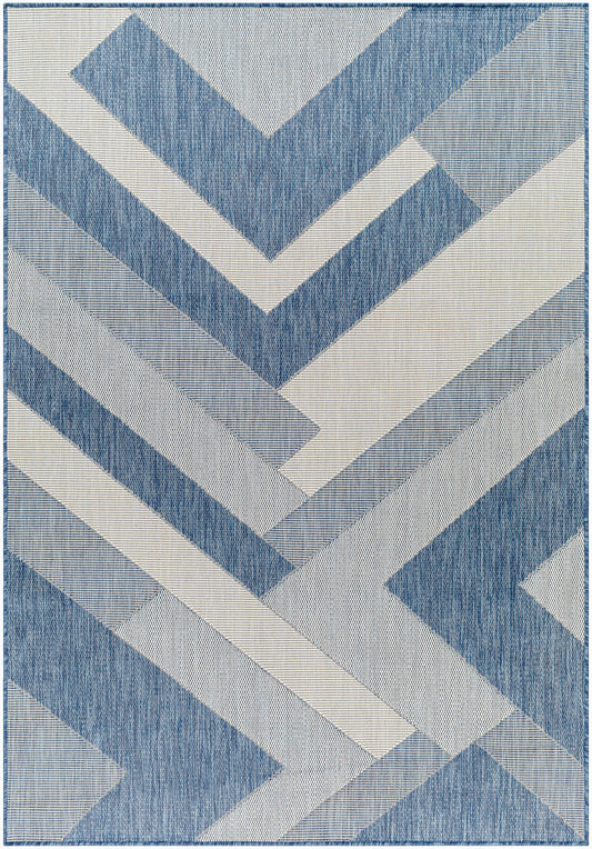 Surya Ravello Rvl-2318 Denim, Dark Blue, Ivory, Light Beige Area Rug