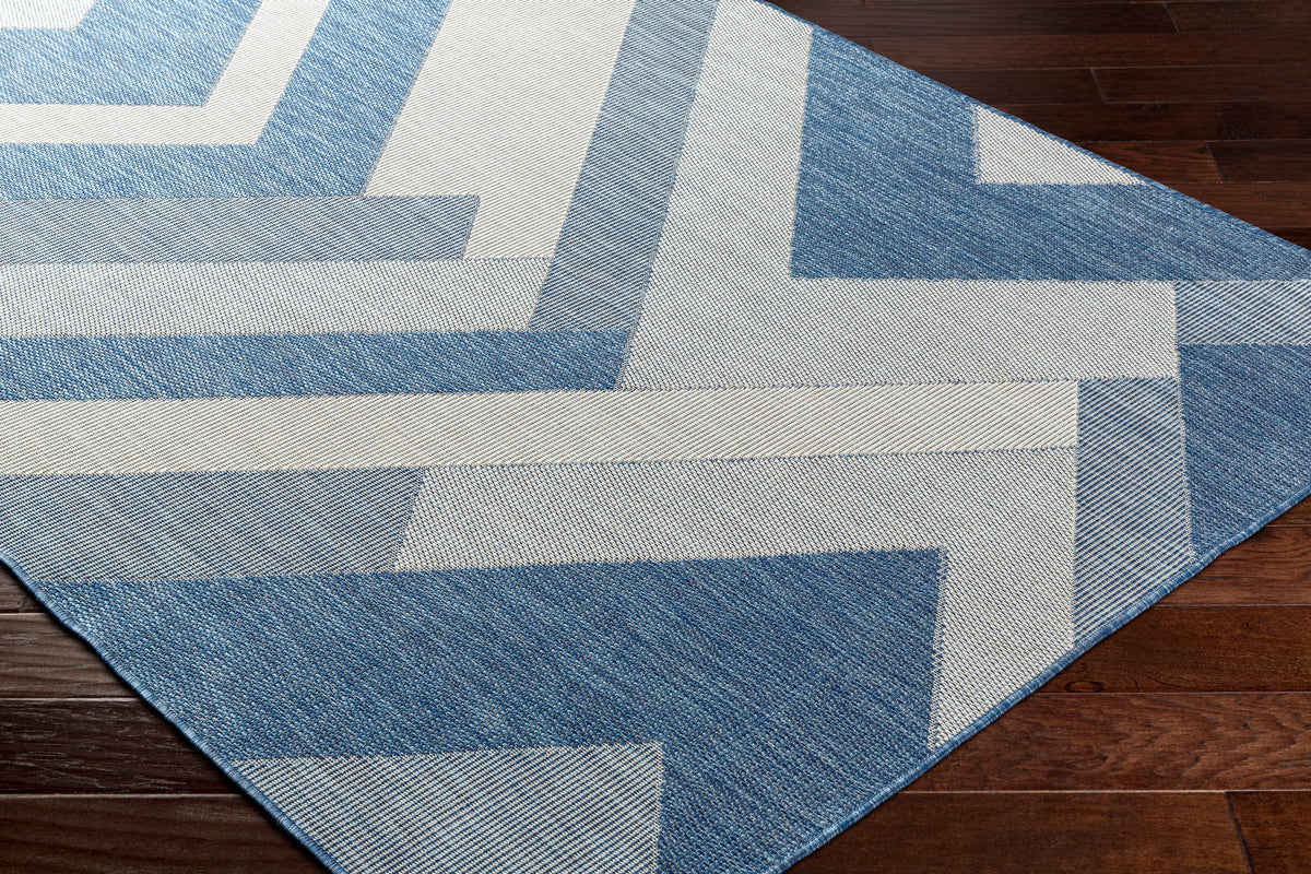Surya Ravello Rvl-2318 Denim, Dark Blue, Ivory, Light Beige Rug.