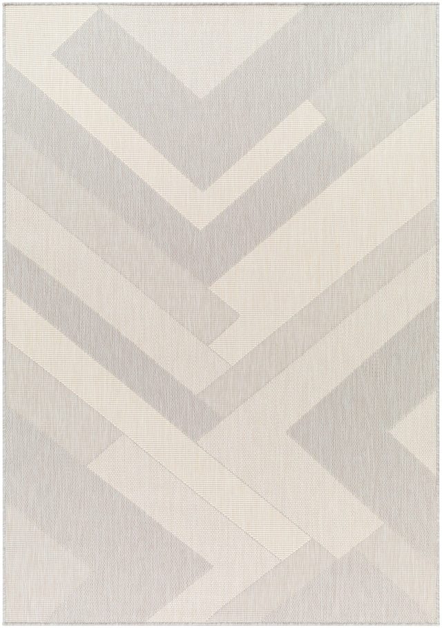 Surya Ravello Rvl-2319 Light Gray, Charcoal, Ivory, Light Beige Rug.