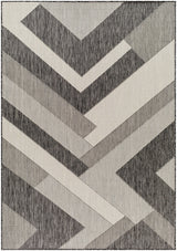 Surya Ravello Rvl-2320 Light Gray, Black, Ivory, Light Beige Rug.