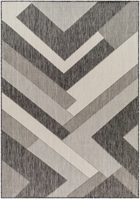 Surya Ravello Rvl-2320 Light Gray, Black, Ivory, Light Beige Rug.
