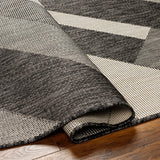 Surya Ravello Rvl-2320 Light Gray, Black, Ivory, Light Beige Rug.