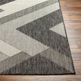 Surya Ravello Rvl-2320 Light Gray, Black, Ivory, Light Beige Rug.
