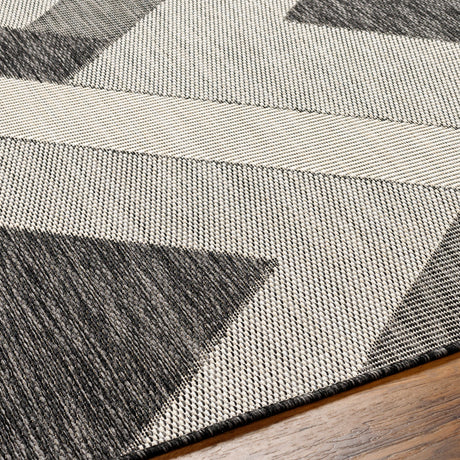 Surya Ravello Rvl-2320 Light Gray, Black, Ivory, Light Beige Rug.