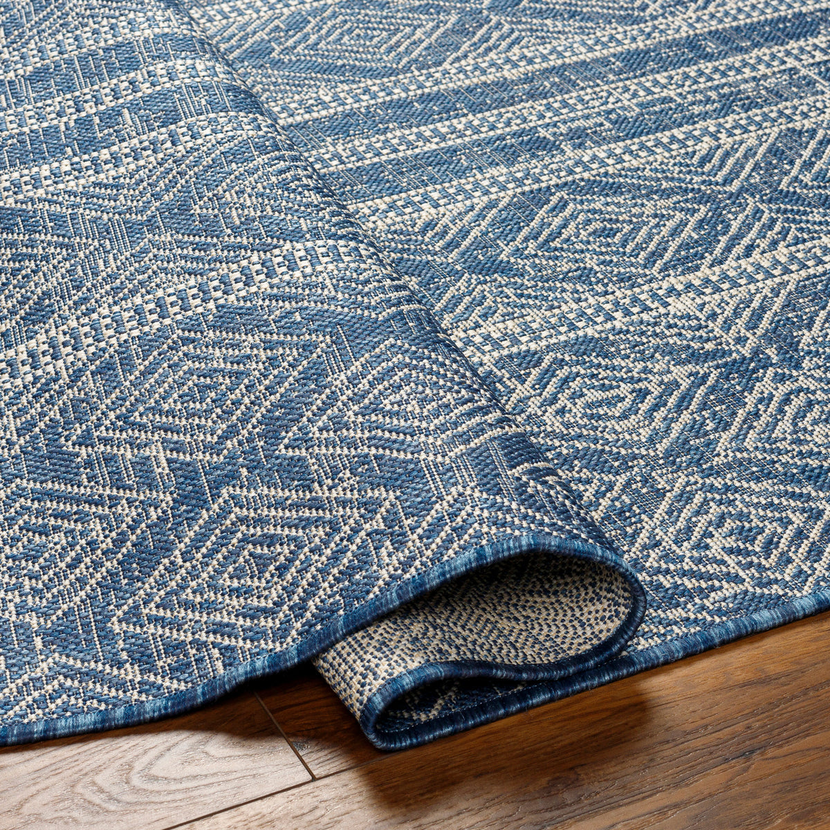 Surya Ravello Rvl-2321 Denim, Dark Blue, Ivory, Light Beige Rug.