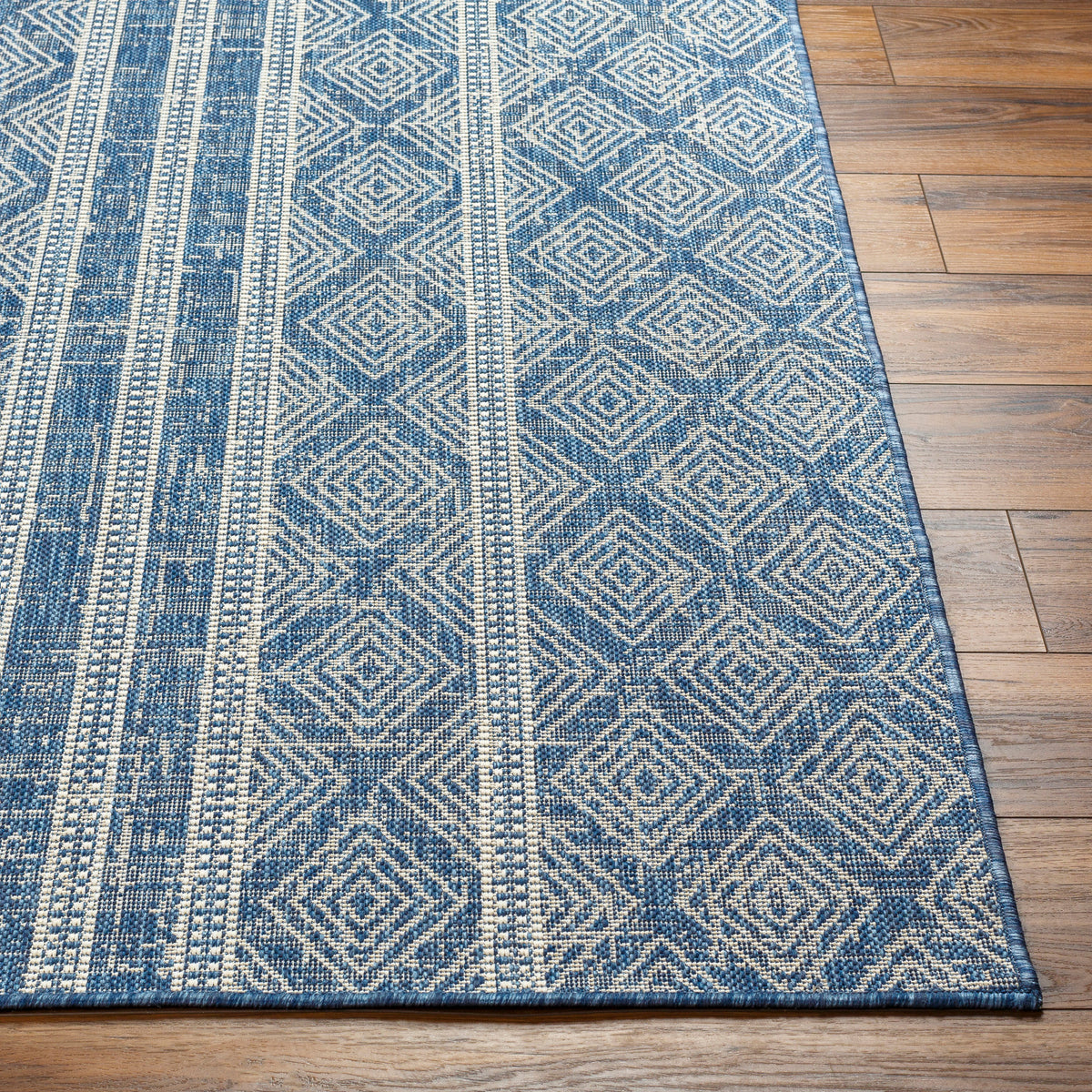 Surya Ravello Rvl-2321 Denim, Dark Blue, Ivory, Light Beige Rug.