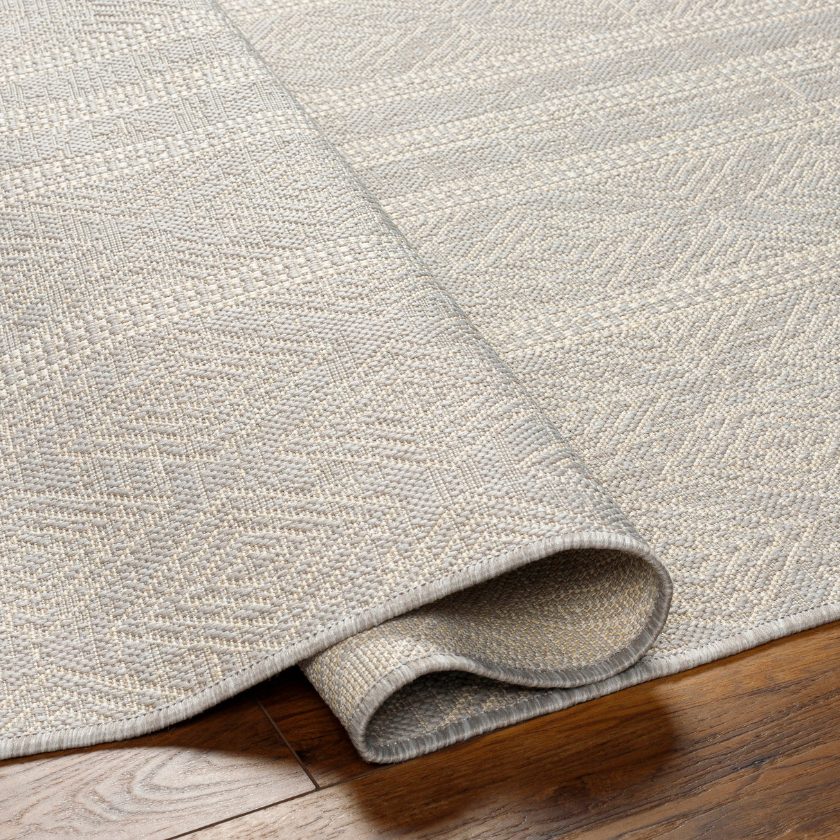 Surya Ravello Rvl-2322 Light Gray, Charcoal, Ivory, Light Beige Rug.