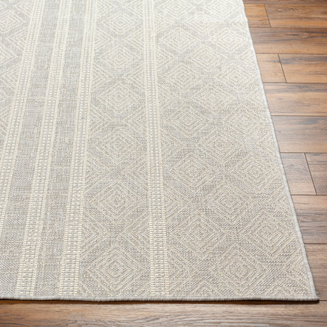 Surya Ravello Rvl-2322 Light Gray, Charcoal, Ivory, Light Beige Rug.
