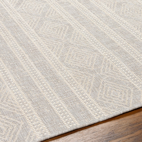 Surya Ravello Rvl-2322 Light Gray, Charcoal, Ivory, Light Beige Rug.