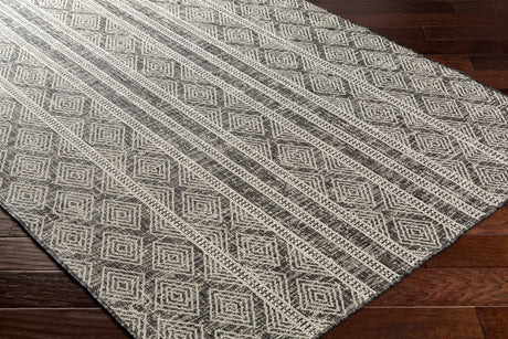 Surya Ravello Rvl-2323 Light Gray, Black, Ivory, Light Beige Rug.