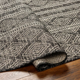 Surya Ravello Rvl-2323 Light Gray, Black, Ivory, Light Beige Rug.