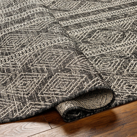 Surya Ravello Rvl-2323 Light Gray, Black, Ivory, Light Beige Rug.