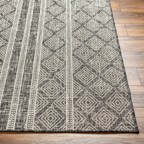 Surya Ravello Rvl-2323 Light Gray, Black, Ivory, Light Beige Rug.