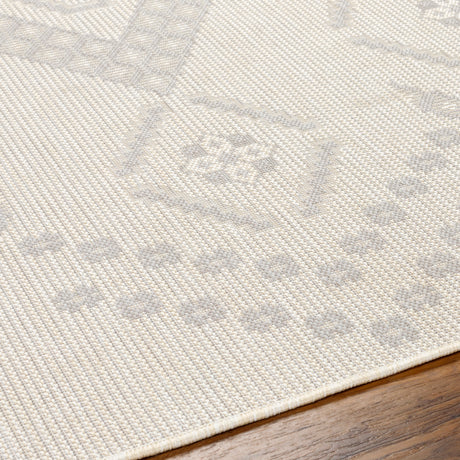 Surya Ravello Rvl-2325 Ivory, Light Beige, Light Gray, Charcoal Rug.