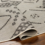 Surya Ravello Rvl-2326 Ivory, Light Beige, Light Gray, Black Rug.