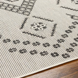 Surya Ravello Rvl-2326 Ivory, Light Beige, Light Gray, Black Rug.