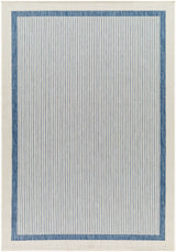 Surya Ravello Rvl-2327 Ivory, Light Beige, Denim, Dark Blue Rug.