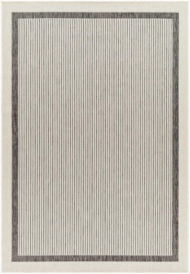 Surya Ravello Rvl-2329 Ivory, Light Beige, Light Gray, Black Rug.