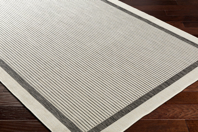 Surya Ravello Rvl-2329 Ivory, Light Beige, Light Gray, Black Rug.