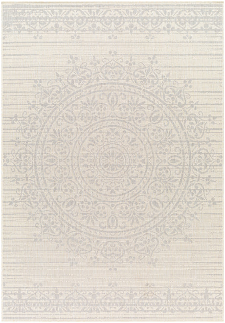 Surya Ravello Rvl-2331 Ivory, Light Beige, Light Gray, Charcoal Rug.