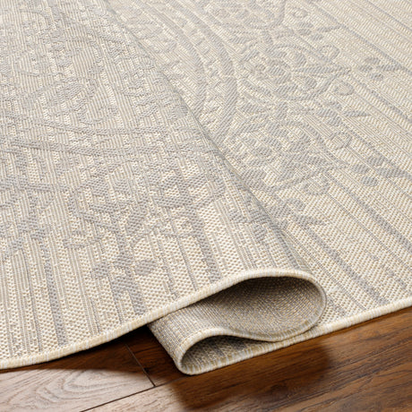 Surya Ravello Rvl-2331 Ivory, Light Beige, Light Gray, Charcoal Rug.