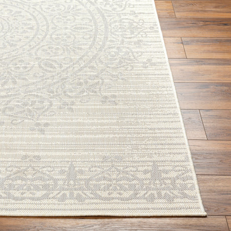 Surya Ravello Rvl-2331 Ivory, Light Beige, Light Gray, Charcoal Rug.